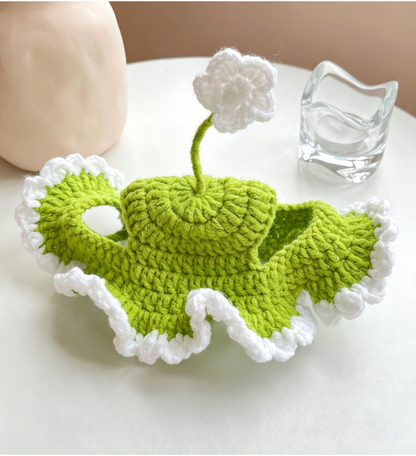 Cute Knitted Pet Hat Set for Cats and Dogs
