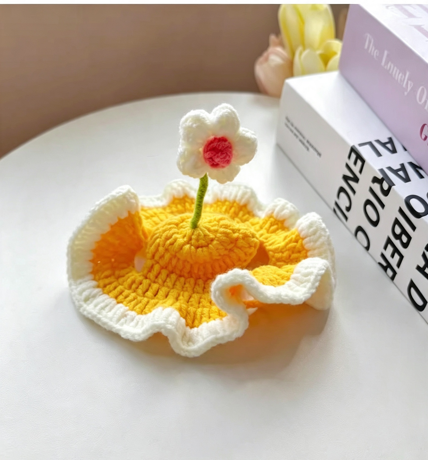 Cute Knitted Pet Hat Set for Cats and Dogs